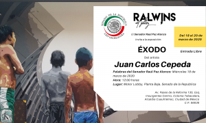 EL SENADO DE LA REPÚBLICA DE MÉXICO, PRESENTA 25 OBRAS DEL ARTISTA PLÁSTICO JC CEPEDA